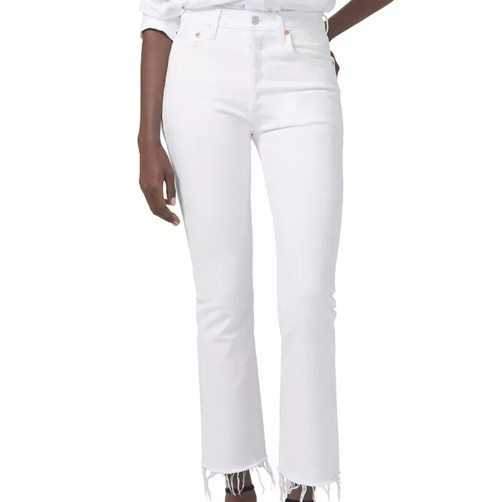 Citizens of Humanity Isola High Rise Cropped Bootcut Jeans